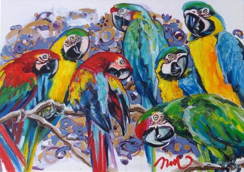 EXPOSITION AU MANAWA CAFE à ABIDJAN , SEPTEMBRE 2020