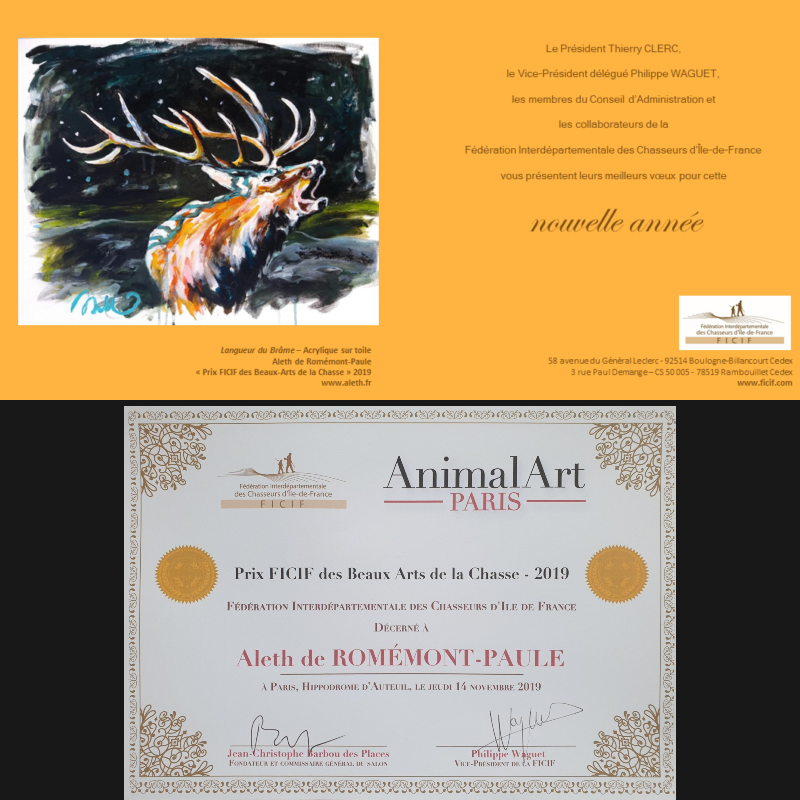 PRIX FICIF DES BEAUX-ARTS DE LA CHASSE 2019