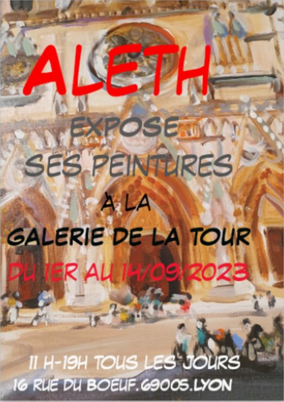 GALERIE DE LA TOUR – SEPTEMBRE 2023